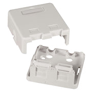 EFB-Elektronik - Kommunikationsanschlussdose Kupfer Industrie Keystone Verteilerbox ET-25168 Aufputz, 2-Port