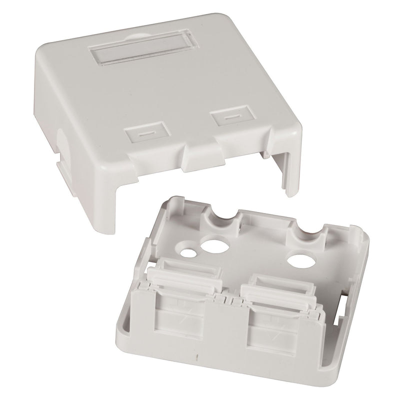 EFB-Elektronik - Kommunikationsanschlussdose Kupfer Industrie Keystone Verteilerbox ET-25168 Aufputz, 2-Port