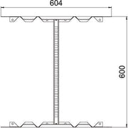 OBO Bettermann - Verbinder für Kabeltragsystem Multifunktionsverbinder LMFV 660 FT für Kabelleiter
