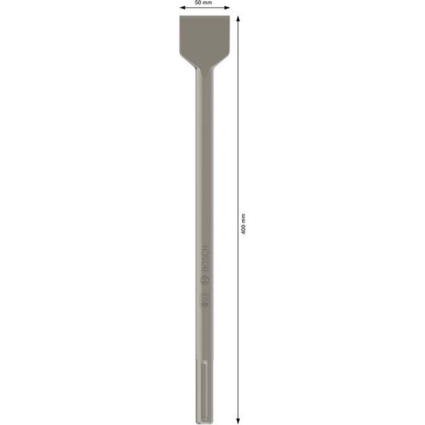 Bosch - Maschinenmeißel PRO SDS max-4C Spatmeißel, 2608587184 50 x 400 mm, 5-tlg
