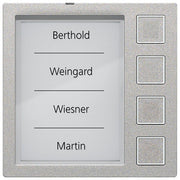 TCS Tür Control - Funktionsmodul für Türkommunikation Klingeltastenmodul AMI10914-0010 4-Tasten EN