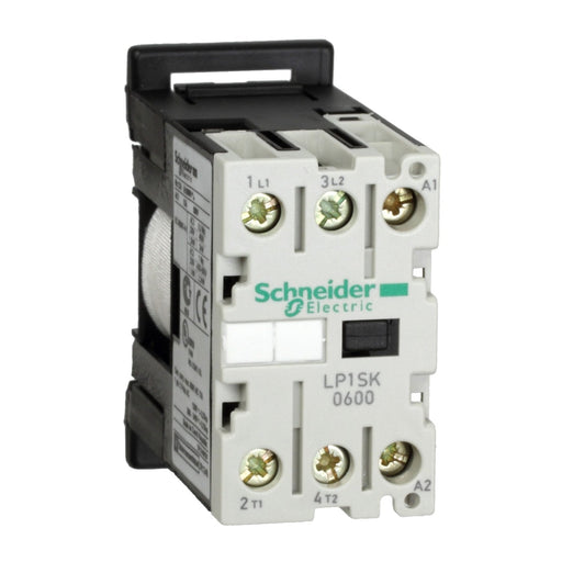 Schneider Electric - Leistungsschütz zum Schalten von Wechselstrom Leistungsschütz LP1SK0600BD 6A 2p. 27mm 24VDC