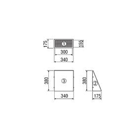 Maico - Zubehör/Ersatzteile für Ventilatoren Wandstutzen KW-AL 25/2E