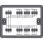 WAGO - Kompaktverteiler für steckbare Gebäudeinstallation Verteilerbox 899-631/334-000 230 V