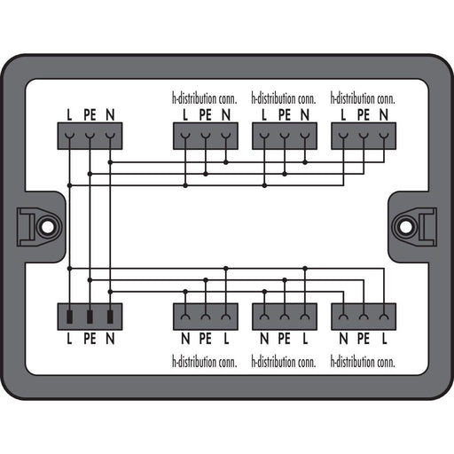 WAGO - Kompaktverteiler für steckbare Gebäudeinstallation Verteilerbox 899-631/334-000 230 V
