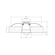 BEG Brück Electronic - Zubehör/Ersatzteile für Bewegungsmelder Montageset PICO 93776 anthrazit