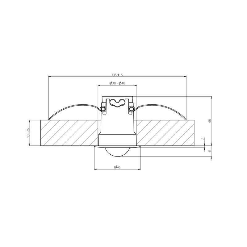 BEG Brück Electronic - Zubehör/Ersatzteile für Bewegungsmelder Montageset PICO 93776 anthrazit