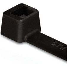HellermannTyton - Kabelbinder T30R-W-BK 3,5x150 schwarz − 100 Stück