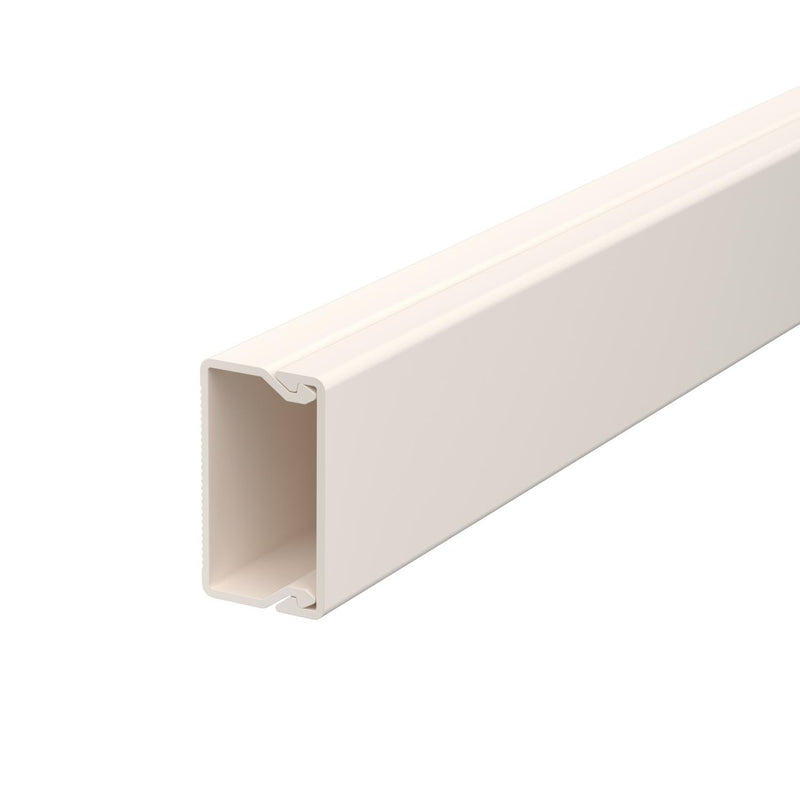 OBO Bettermann - Leitungsführungskanal Wand+Deckenkanal m.Obert. WDK20035CW 20x35mm,PVC − 2 Meter