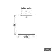 LTS Licht&Leuchten - Downlight/Strahler/Flutlicht LED-Anbaudownlight BTNM 101.40.55 WS 4000K ws