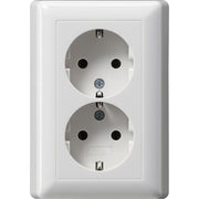 Gira - Steckdose Schuko-Doppelst.ds. rws-gl 078003