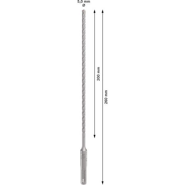 Bosch - Bohrer PRO SDS plus-5X 2608836606 Hammerbohrer 5 x 200