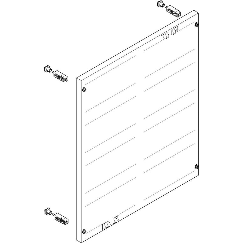 ABN - Verteilerfeld für Installationsverteiler ESPRO-Modul MF2470 flach BxH:500x600mm