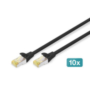 DIGITUS - Netzwerk-/Serverschrank Netzwerk-Set DN-10-SET-3-B 12HE,sw