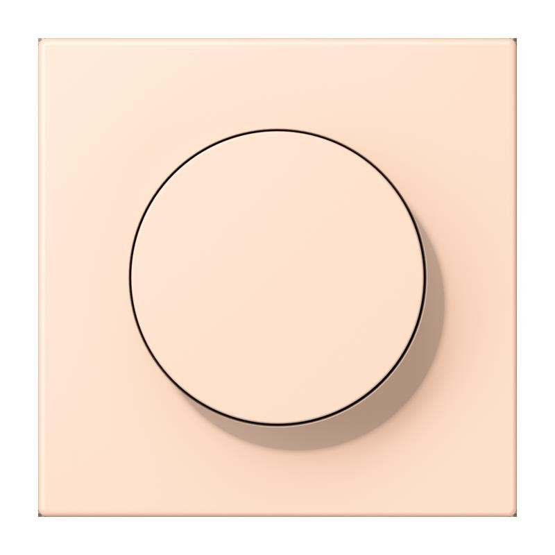 Jung - Abdeckung/Bedienelement für Installationsschalterprogramme Abdeckung mit Drehknopf LC 1740 228 rose pale