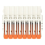 WAGO - Kabelsteckverbinder für Leiterplattensteckverbinder 1-Leiter-Federleiste,Hebel 2734-1108/327-000 PushinCAGECLAMP,lgr − 50 Stück