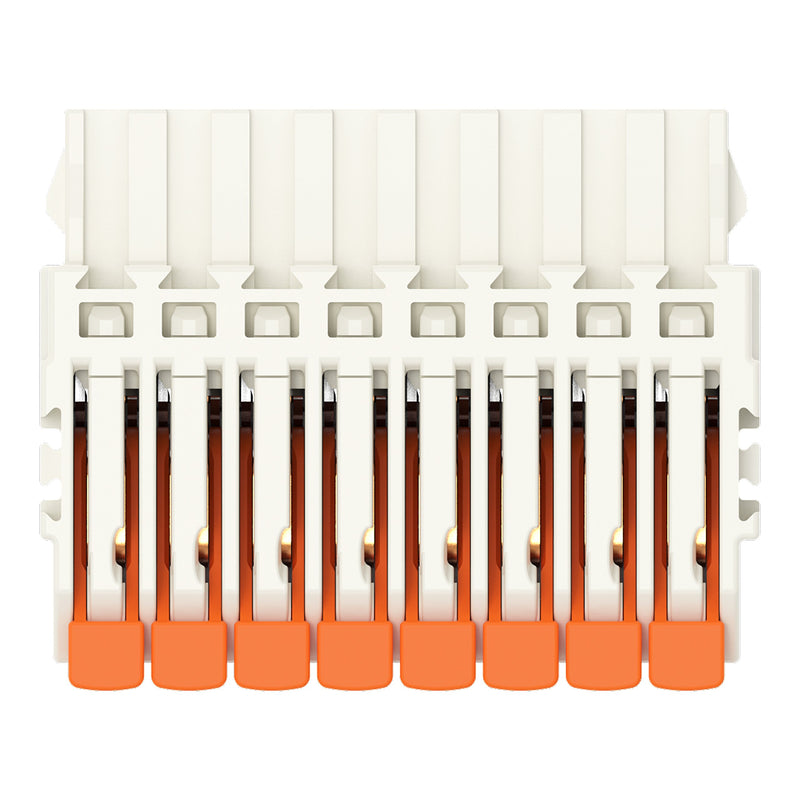 WAGO - Kabelsteckverbinder für Leiterplattensteckverbinder 1-Leiter-Federleiste,Hebel 2734-1108/327-000 PushinCAGECLAMP,lgr − 50 Stück