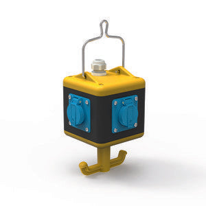 Bals Elektrotech - CEE-Steckdosen-Kombination (IEC 60309) Uni-Block Vollgummi 57092