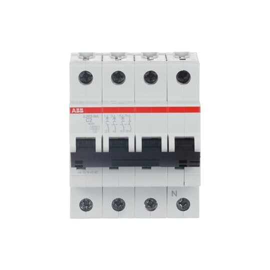 ABB Stotz S&J - Leitungsschutzschalter Sicherungsautomat S203-C2NA 6kA 2A C 3p+N (4p)