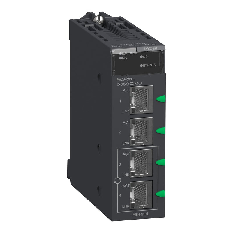 Schneider Electric - SPS-Kommunikations-Modul Ethernet-Modul BMXNOC0401 4xRJ45 10/100