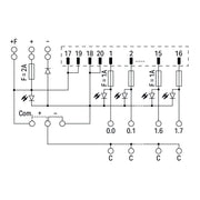 WAGO - Übergabemodul 704-2034 Steckverbin.DIN41651