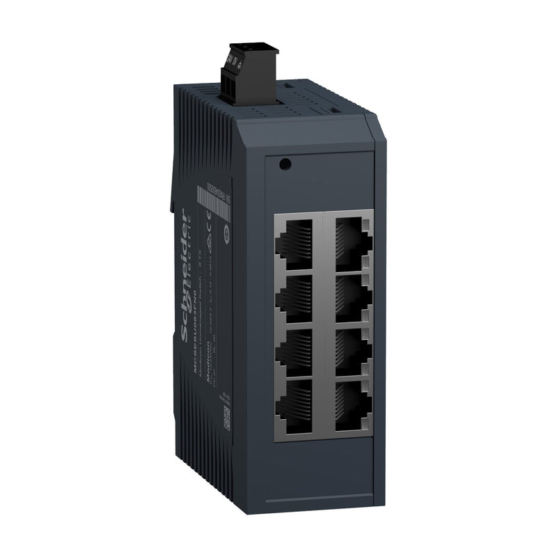 Schneider Electric - Netzwerk Switch Modicon Unmanaged Switch MCSESU083FN0 8 Ports Kupfer