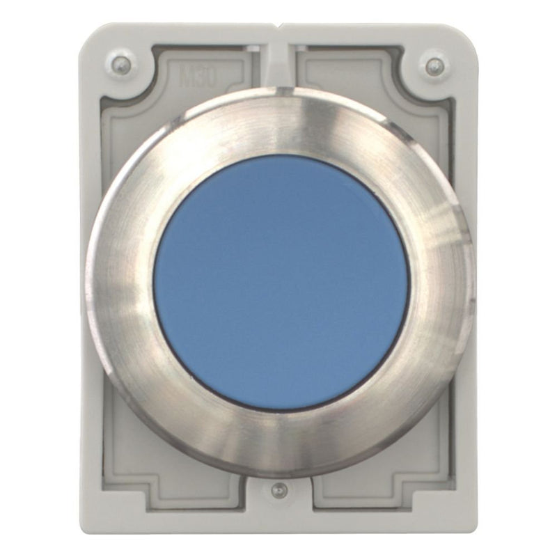Eaton - Frontelement für Drucktaster Drucktaste RMQ-Titan M30I-FDR-B flach rastend blau