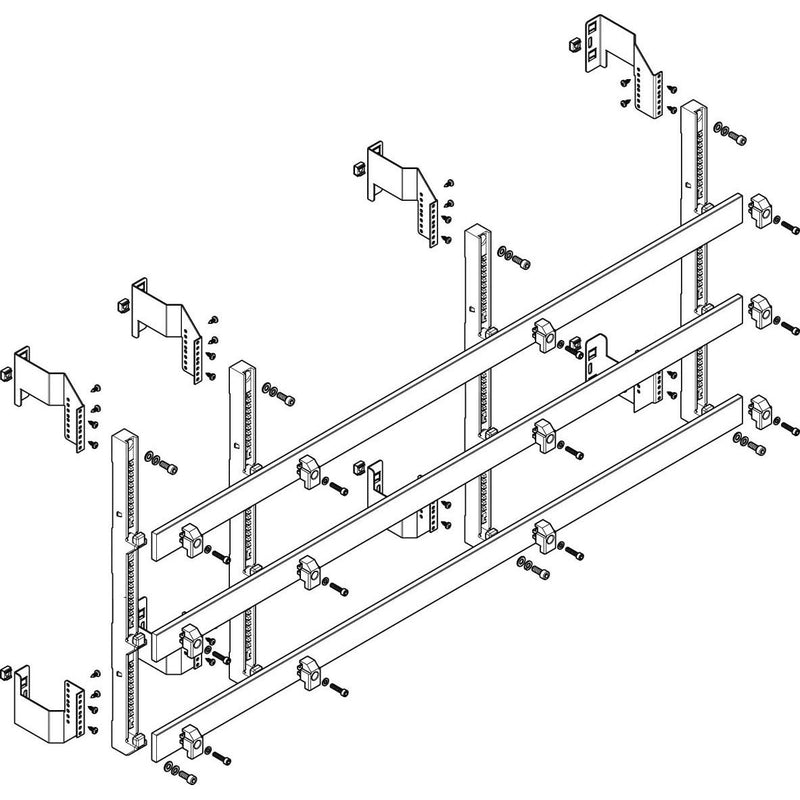ABN - Verteilerfeld für Installationsverteiler Sammelschienen-Modul MFSC55983 flach 5FB/5RE