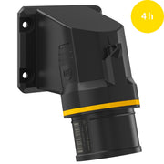 Walther Werke - CEE-Gerätestecker (IEC 60309) CEE NEO Anbaugerätestecker FW711504SK 16A 5P 4h IP54 − 10 Stück