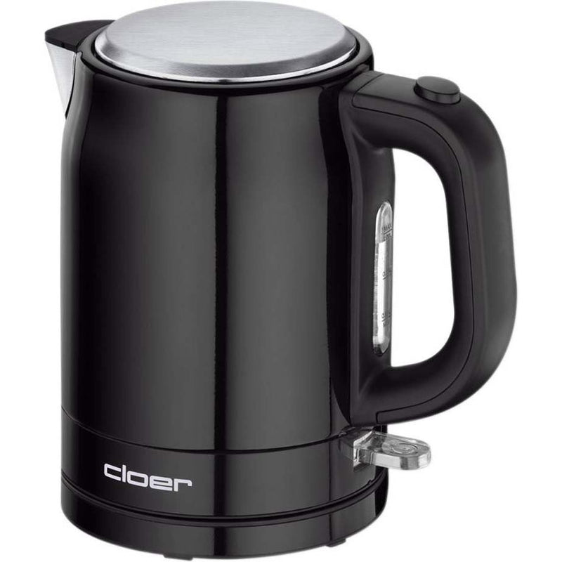 Cloer - Wasserkocher 4510 sw-glänzend lackierter Edelstahl