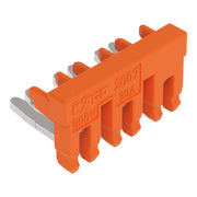WAGO - Querverbinder/Brücker für Reihenklemme Kurzschlussbrücker 2007-8443 isoliert 3-f. orange − 10 Stück