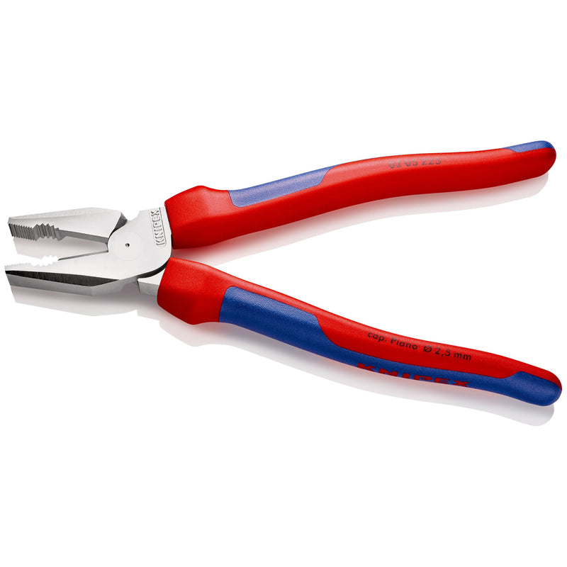 Knipex - Kombizange Kraft-Kombizange 02 05 225 verchromt, 225mm