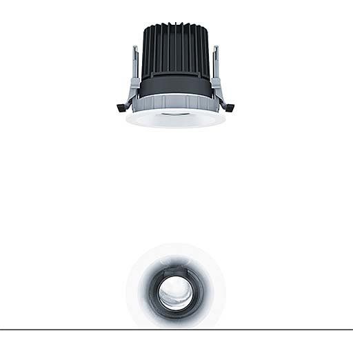 Zumtobel Group - Downlight/Strahler/Flutlicht LED-Downlight PANOS INF #60817219 4000K
