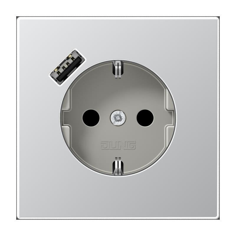 Jung - Steckdose SCHUKO Steckdose 16 A 250V AL 1520-18 A m. Berührungsschutz