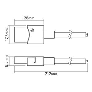 Nobile - Zubehör/Ersatzteile für Lichtschlauch/-band Anschlußkabel 5er Set 5011510665 − 1 Stück