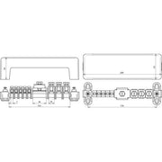 DEHN - Potentialausgleich-Schiene Potentialausgleichschiene PASAHRK5X25 #563020 5x2,5-25 3x16-95
