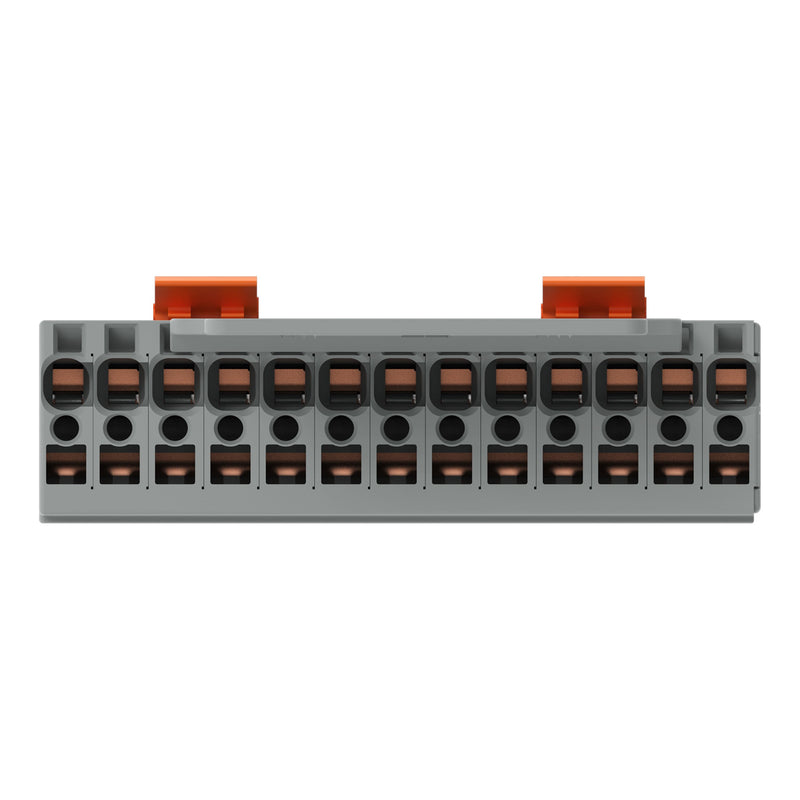 WAGO - Ein- und mehrpolige Klemmenleiste 1-Leiter-Federleiste 769-113/145-000 CAGECLAMP,4mm²,gr − 10 Stück