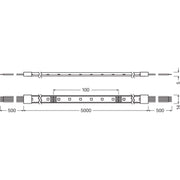 Ledvance - Lichtschlauch/-band LED-RGBW-Stripe LSPFM1000RGBW827IP66 IP66 5m