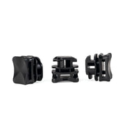 HellermannTyton - Befestigungssockel und -element für Kabelbinder Drehclip Profilschienbef. PA66/6HIRHS-BK ACFM1W13PT3.5- − 25 Stück
