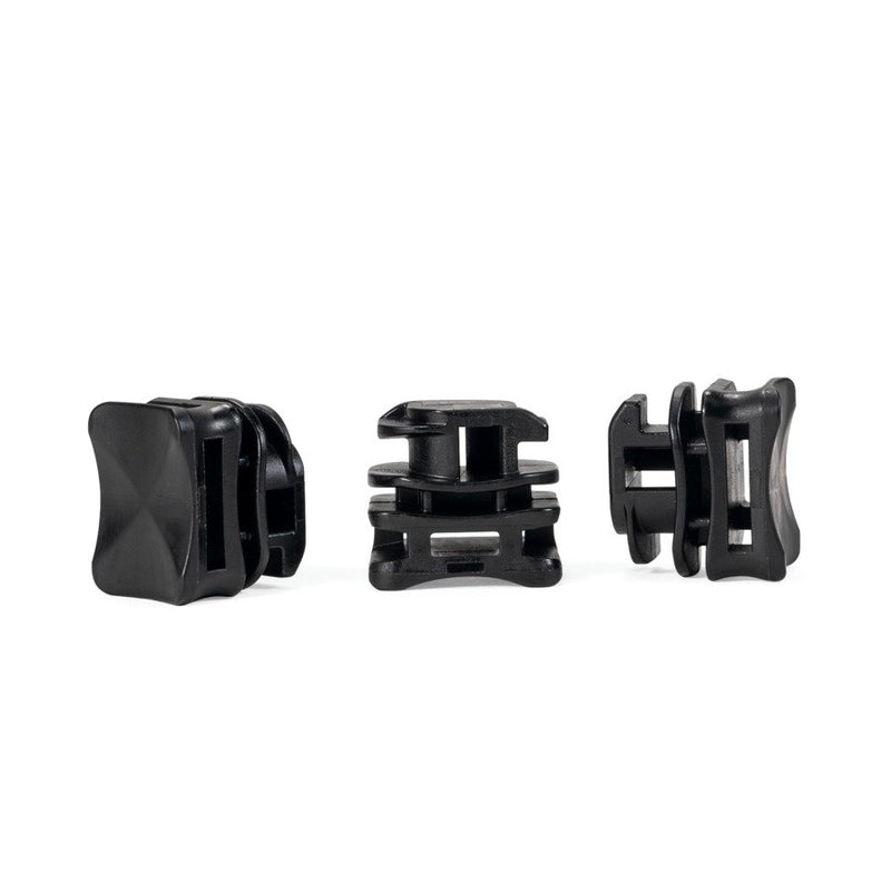 HellermannTyton - Befestigungssockel und -element für Kabelbinder Drehclip Profilschienbef. PA66/6HIRHS-BK ACFM1W13PT3.5- − 25 Stück