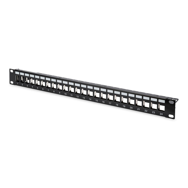 DIGITUS - Patchpanel Kupfer Modular Patch Panel unges. DN-91411 24Port,Blank,1HE,sw
