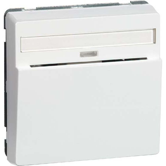 Peha - Installationsschalter Hotel-Card-Schalter ws D 80.556 HC GLK W 1-pol.Beschriftung