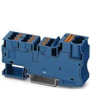 Phoenix Contact - Durchgangs-Reihenklemme Potenzialsammelklemme PT 2X10/9X4 BU − 25 Stück