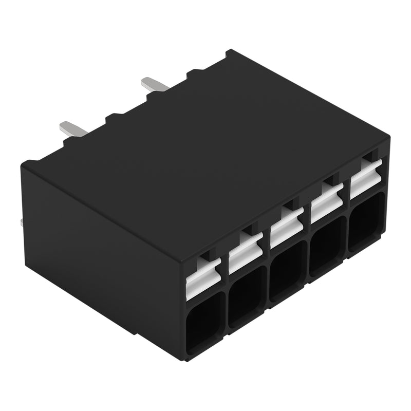 WAGO - Leiterplattenklemme THR-Leiterplattenklemme 2086-1125 Drücker,1,5mm²,sw − 180 Stück