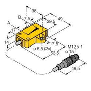 Turck - Wegsensor Induktiver Linearwegsensor LI25P1-QR #1590754