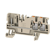 Weidmüller - Durchgangs-Reihenklemme Klemme APGTB 2.5 FT 3C/1 DL PUSH IN, 2.5 mm² − 50 Stück