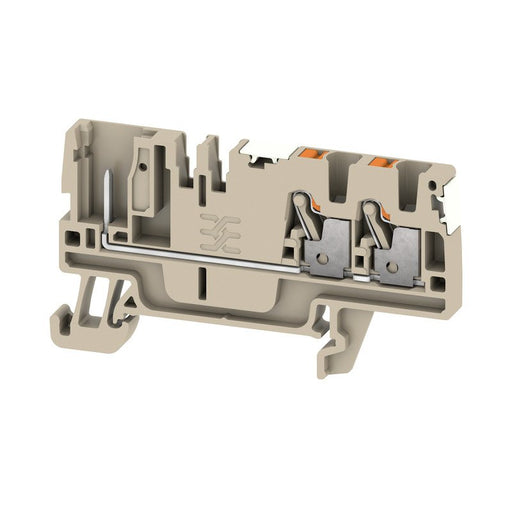 Weidmüller - Durchgangs-Reihenklemme Klemme APGTB 2.5 FT 3C/1 DL PUSH IN, 2.5 mm² − 50 Stück