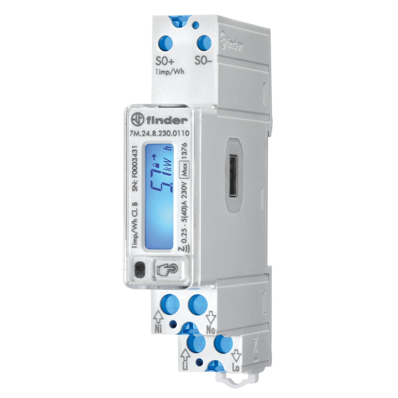 Finder - Elektrizitätszähler Energiezähler 7M.24.8.230.0110