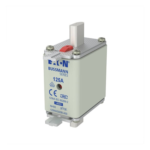Eaton - Messersicherung Sicherungseinsatz Nieders. 125NHG00B-400 125A AC 400V 120kA − 3 Stück