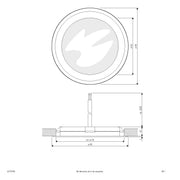 EVN Lichttechnik - Bodeneinbauleuchte LED-Bodenleuchte IP67 L67101502 3000K 12V